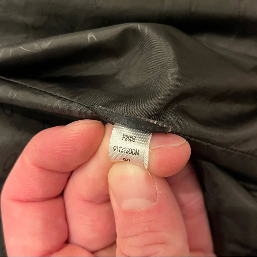 Oakley Mens Large Black Zip Up Down Puffer Jacket 2008 - Picture 7 of 9